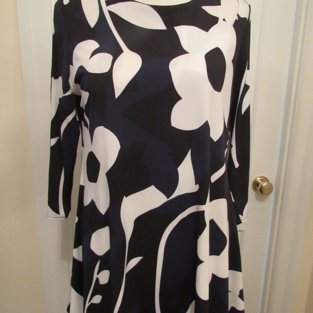 Lior Paris Open Shoulder Tunic Black/White/Navy